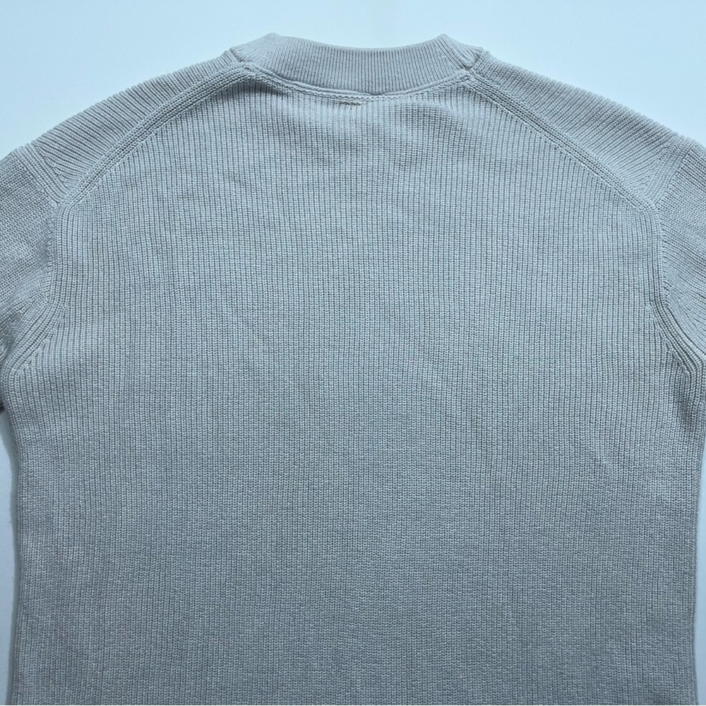 Lululemon Merino Wool Blend Ribbed Crewneck Sweater Womens Size 6 Ivory LW3GKAS - Picture 10 of 13